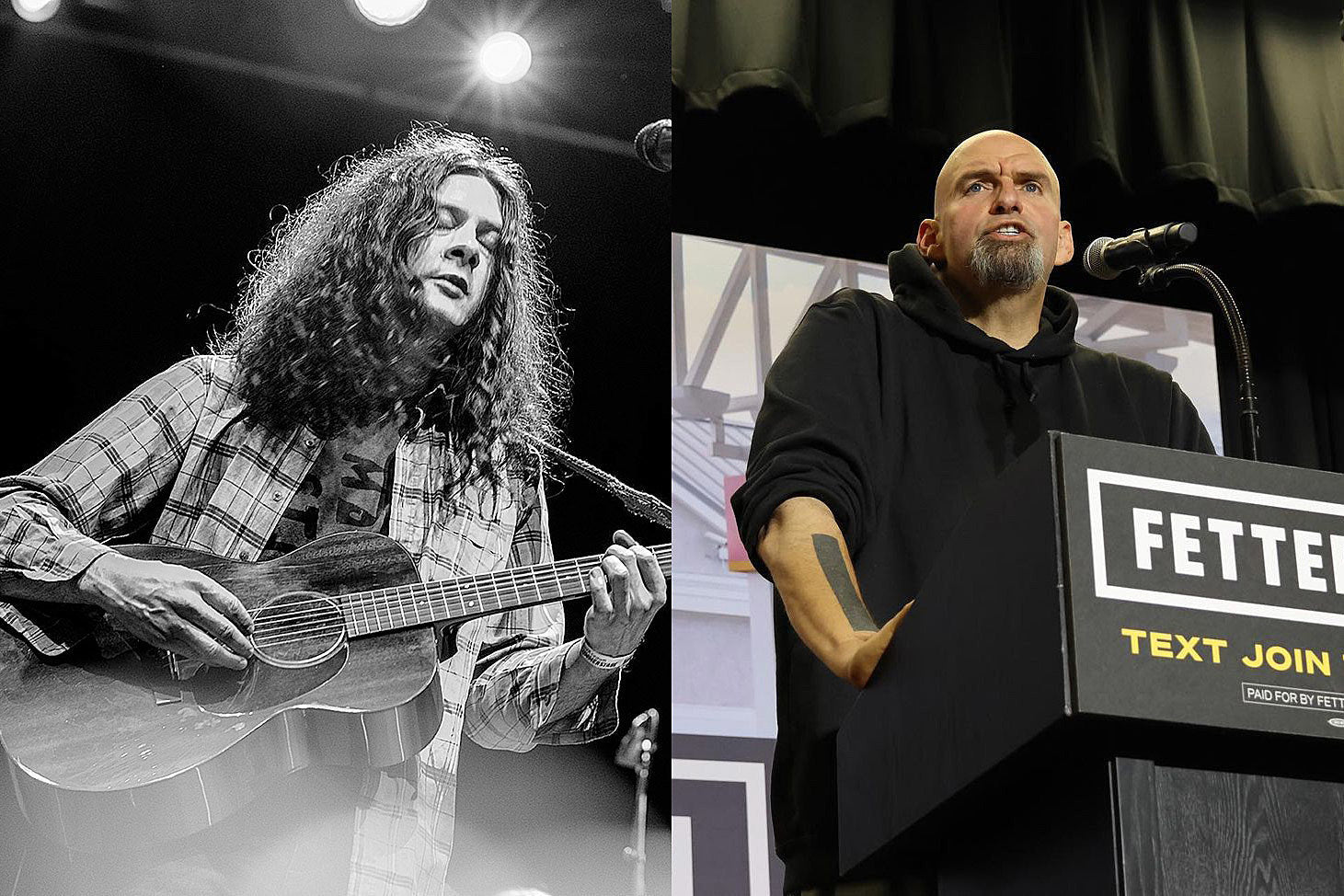 Kurt Vile supports Senate candidate John Fetterman with campaign email; Dave Matthews playing rally