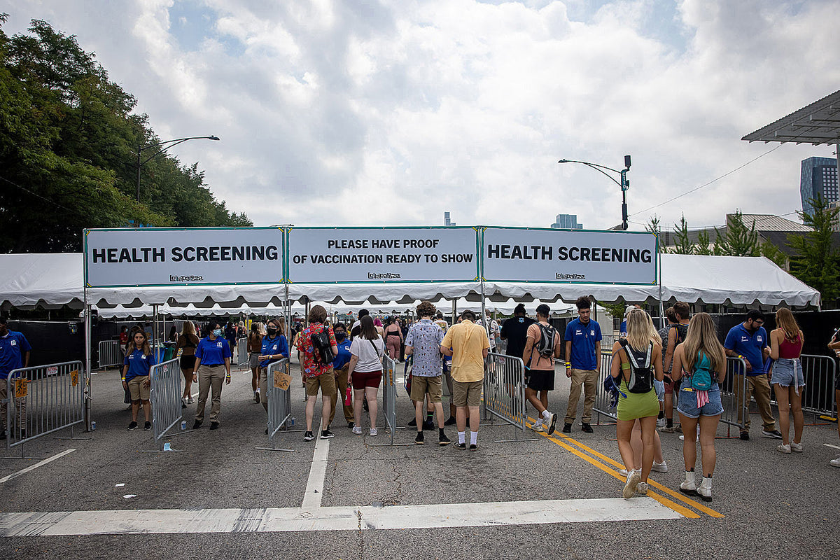 Live Nation to require proof of vaccination / negative Covid test for concerts & festivals