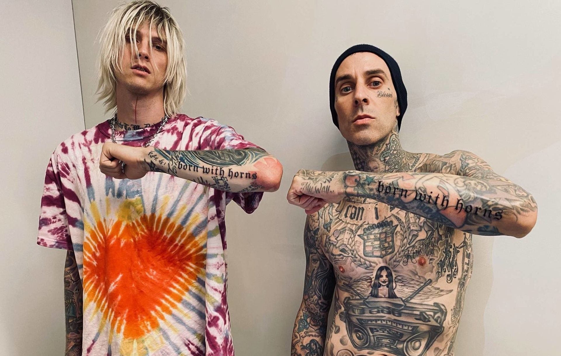 Machine Gun Kelly shares “papercuts” off new album with Travis Barker, ‘born with horns’