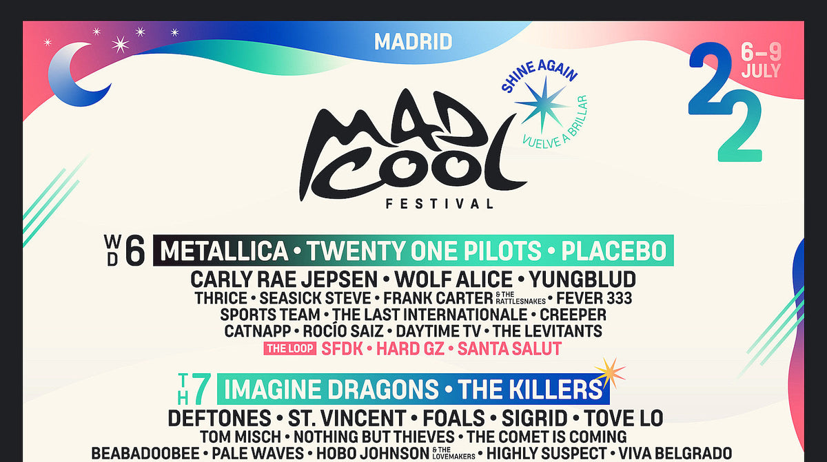Mad Cool Festival 2022 lineup: Metallica, Pixies, Faith No More, Killers, Deftones, St. Vincent, more