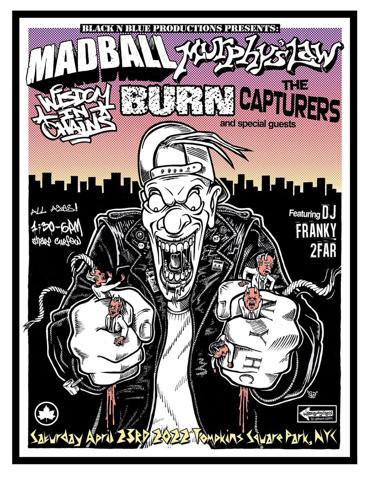 Madball, Murphy’s Law, Burn & more announce Tompkins Square Park show