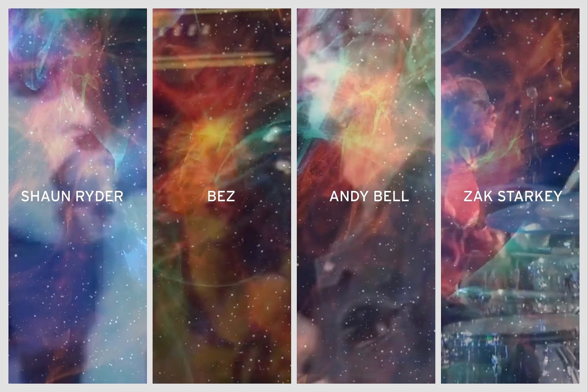 Happy Mondays’ Shaun Ryder & Bez form new group Mantra of the Cosmos w/ Ride’s Andy Bell