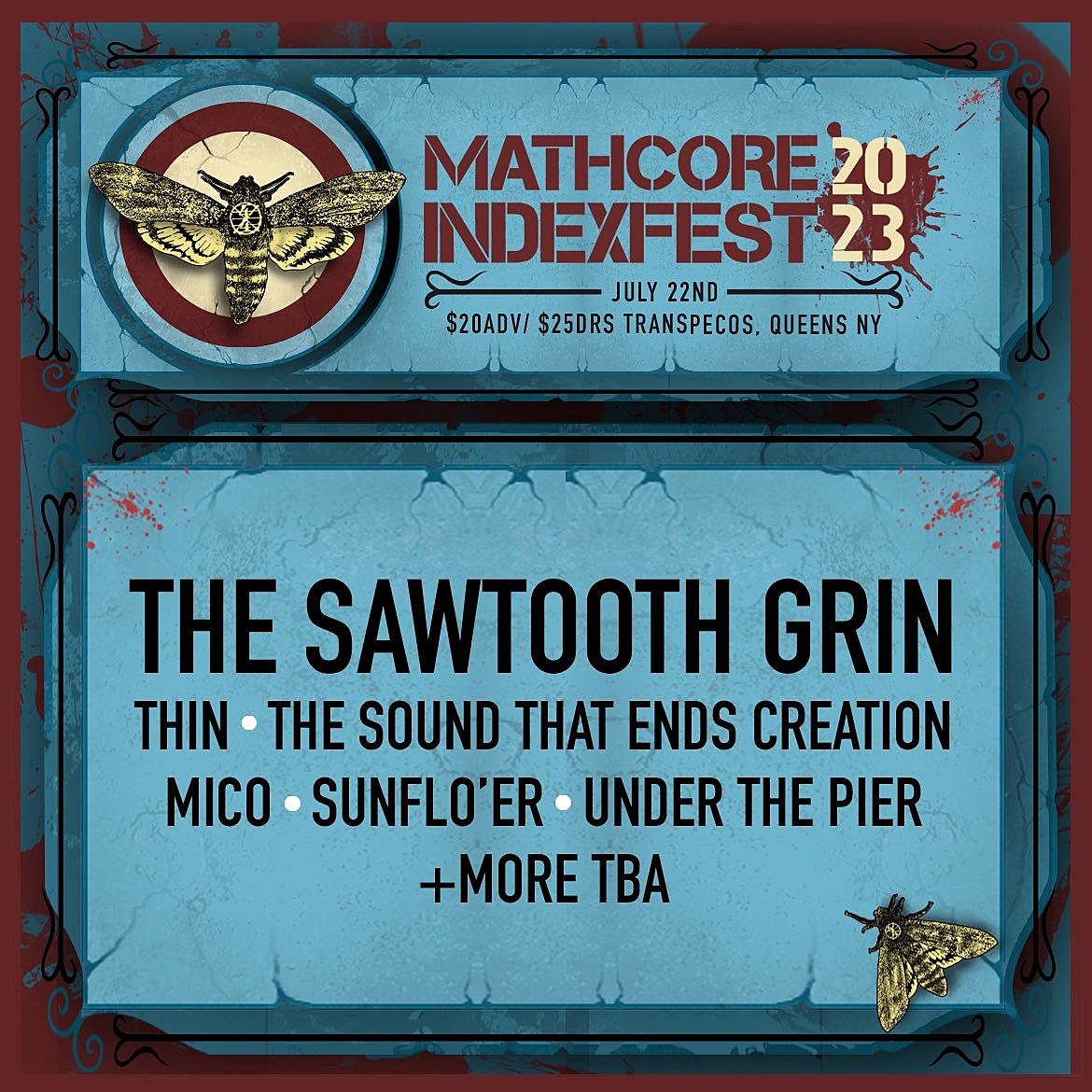 The Sawtooth Grin, Thin, Sunflo’er & more playing Mathcore Index Fest in NYC
