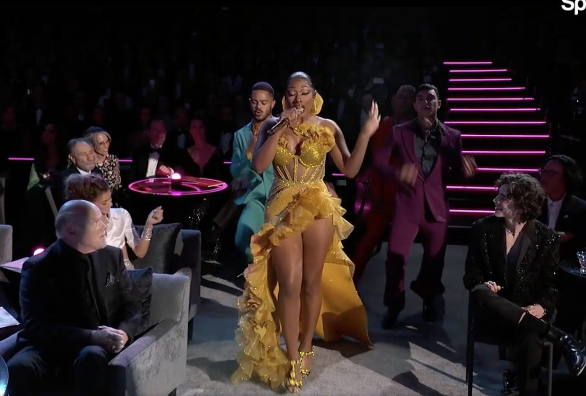 Watch Megan Thee Stallion & Encanto Cast perform “We Don’t Talk About Bruno” on the 2022 Oscars