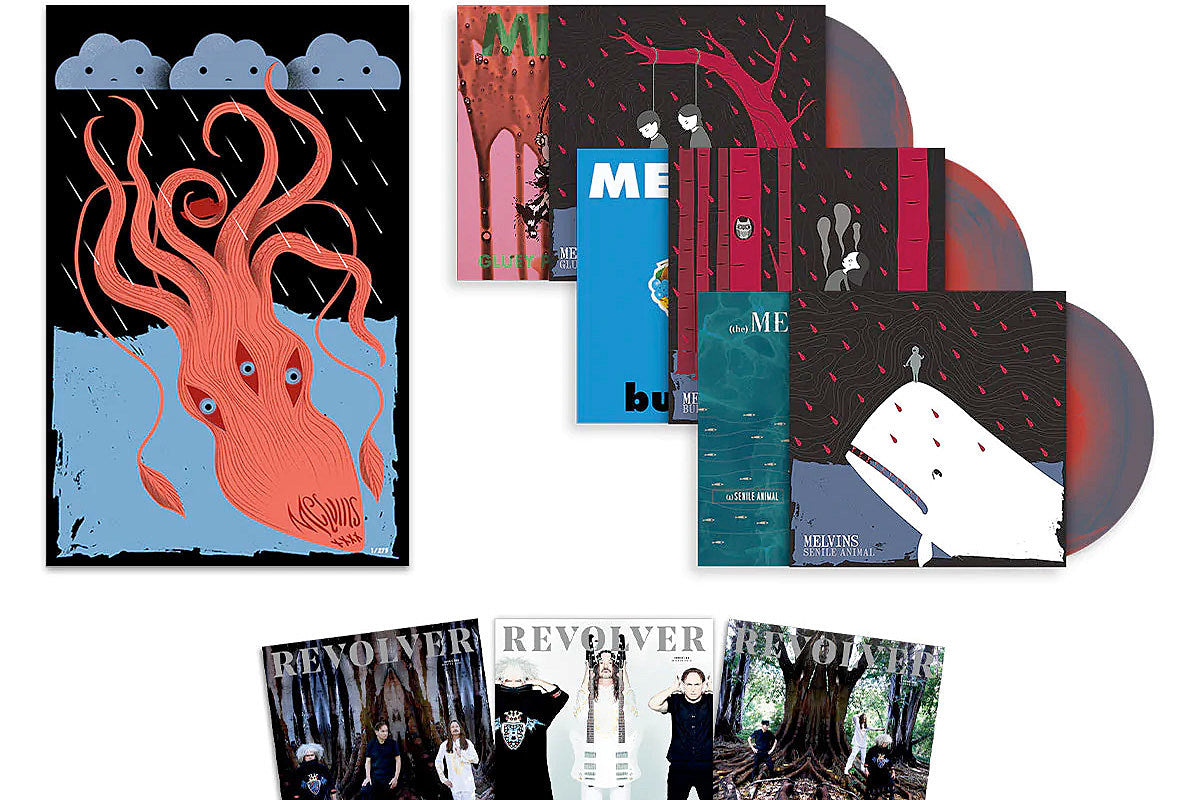 Melvins: new ltd color vinyl variants w/ alt art by Mackie Osborne available