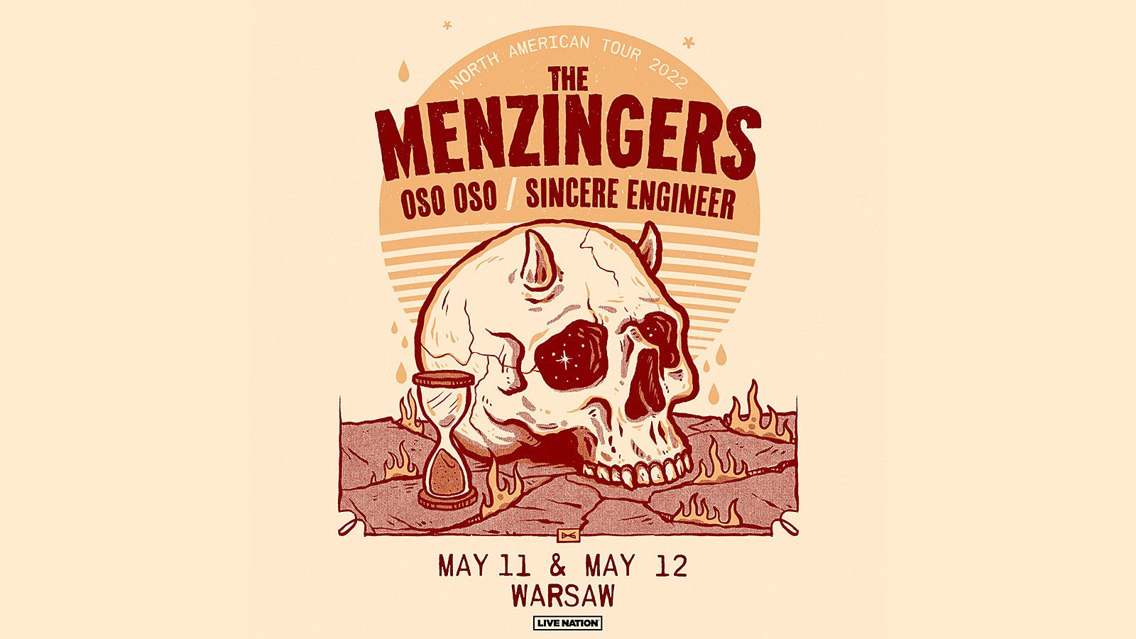 The Menzingers, Oso Oso & Sincere Engineer at Warsaw on BrooklynVegan Presale (password here)
