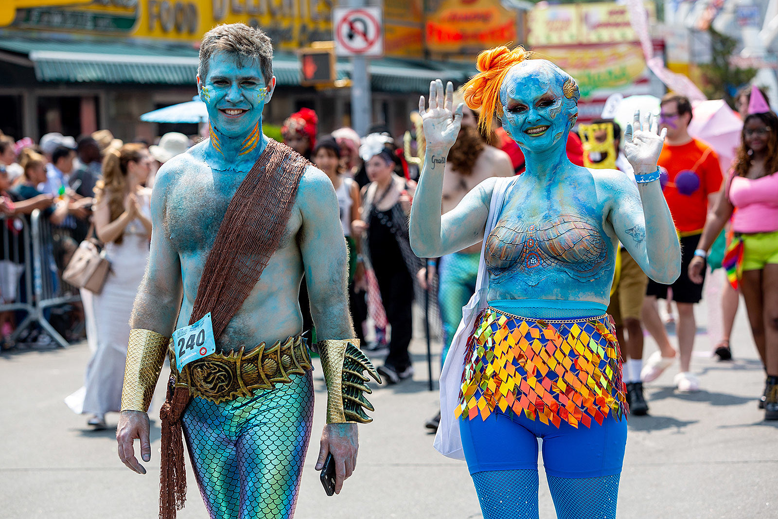 The 2023 Coney Island Mermaid Parade in (NSFW) pics