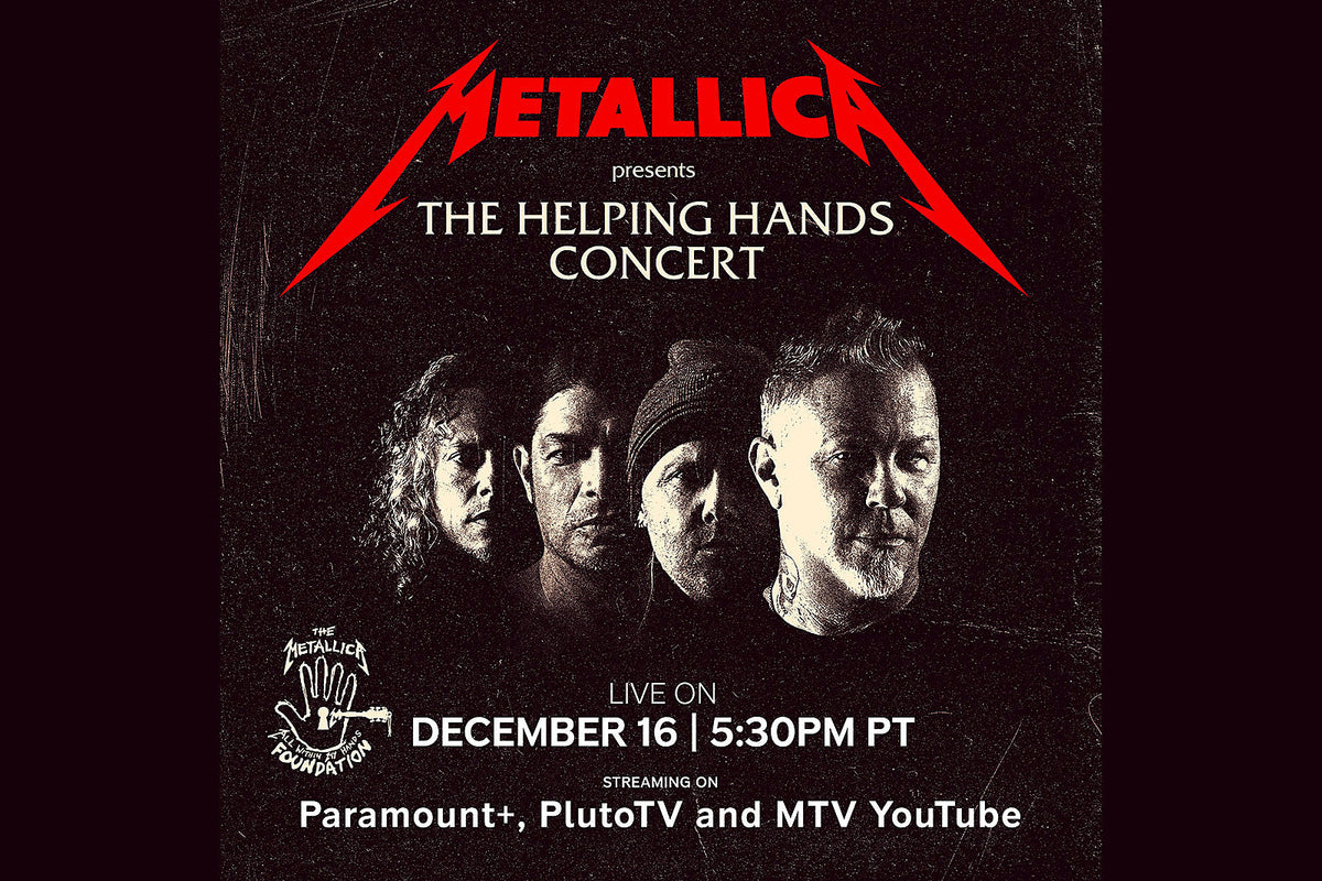Stream Metallica’s Helping Hands concert & auction