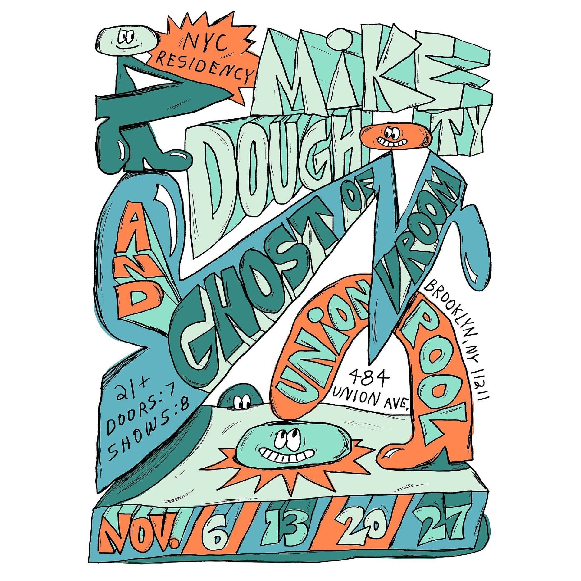 Mike Doughty playing Union Pool residency ft Marc Ribot, Vernon Reid, more