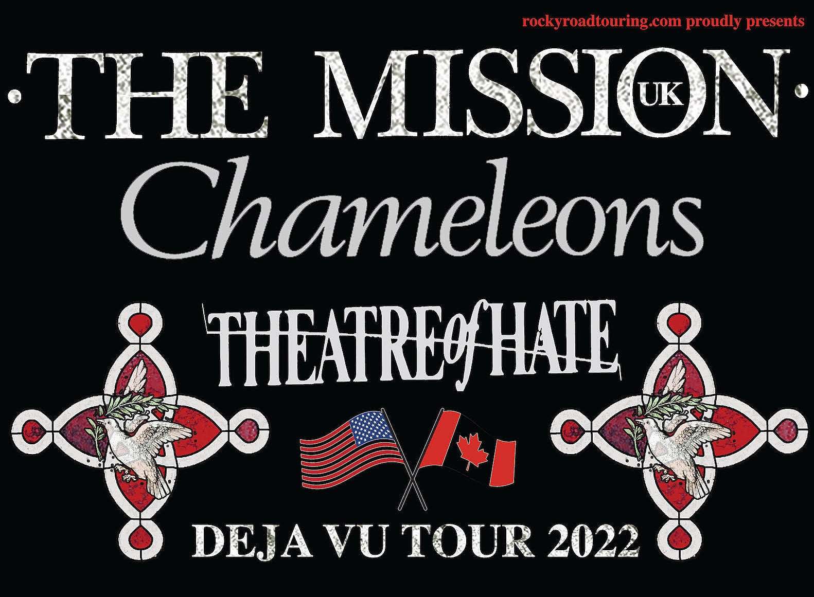 The Mission UK & The Chameleons touring in 2022 with Theatre of Hate