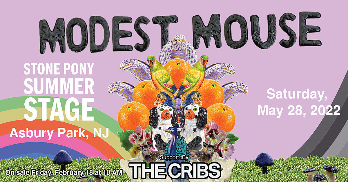 Modest Mouse @ Stone Pony Summer Stage on BrooklynVegan presale (password here)