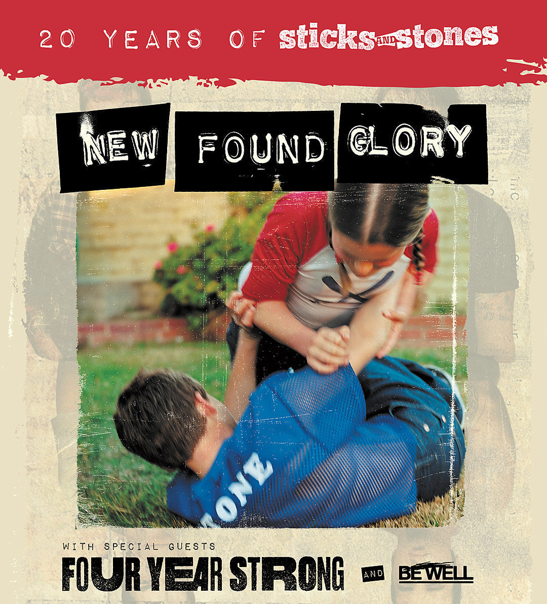 New Found Glory announce ‘Sticks and Stones’ 20th anniversary tour w/ Four Year Strong & Be Well