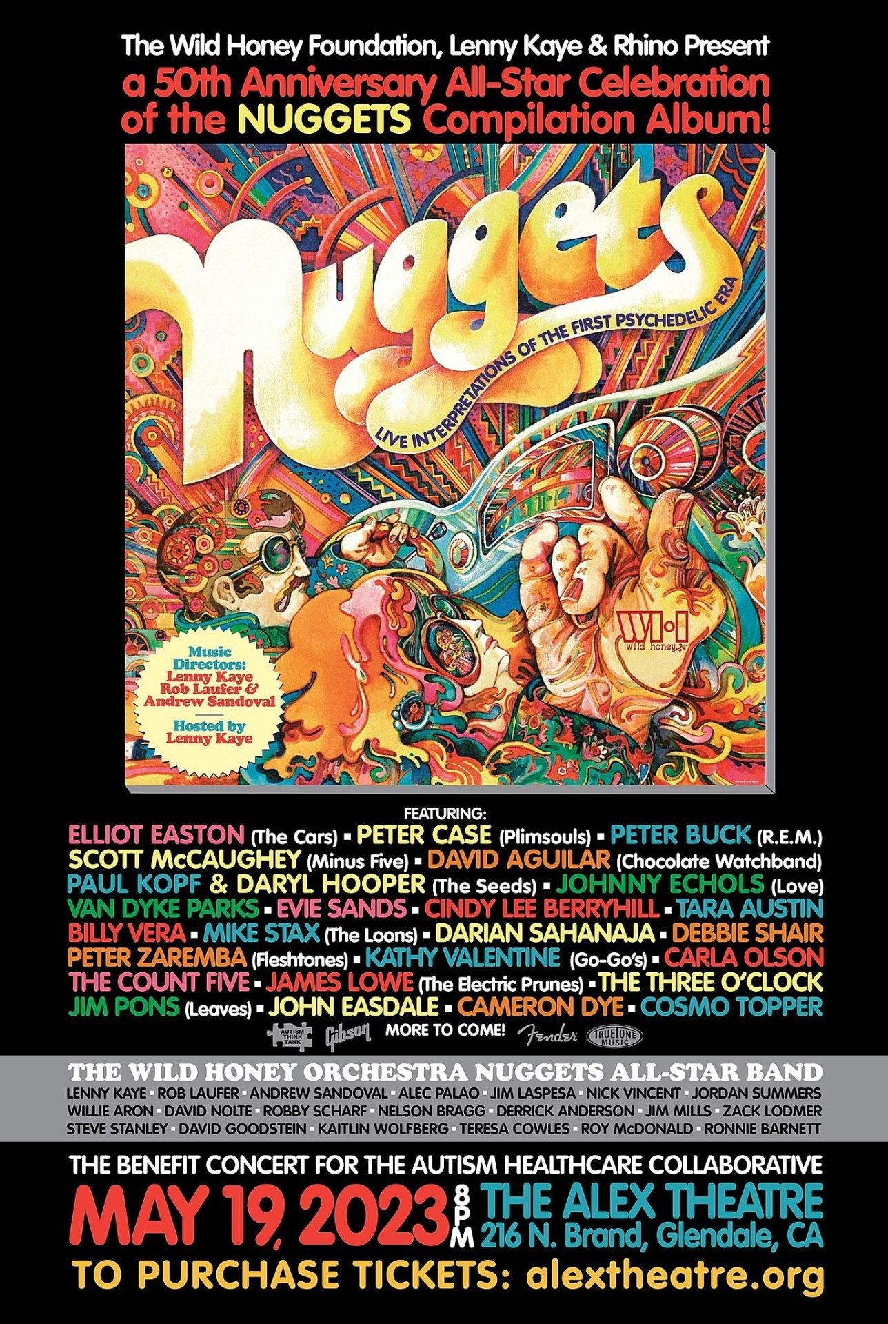 Lenny Kaye hosting all-star ‘Nuggets’ 50th anniversary concert