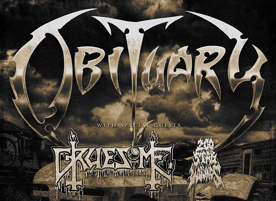 Obituary announce “RedNeck Run III” tour with Gruesome & 200 Stab Wounds