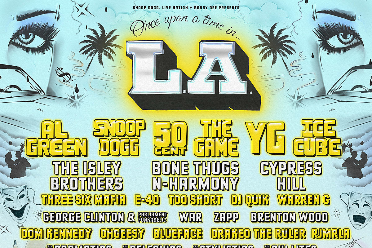 Once Upon a Time in LA 2021 lineup (Al Green, Snoop Dogg, 50 Cent, Ice Cube, more)