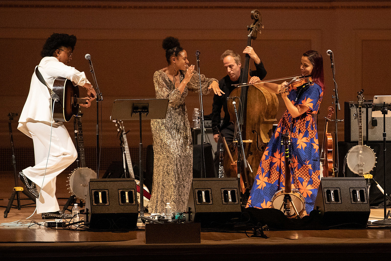 Our Native Daughters (Rhiannon Giddens, Amythyst Kiah, Leyla McCalla & Allison Russell) played Carnegie Hall (pics)