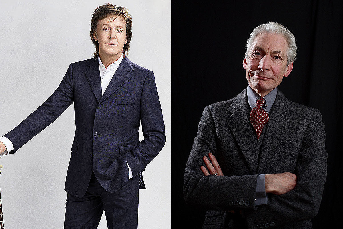 Paul McCartney on Rolling Stones drummer Charlie Watts: “Charlie was a rock”