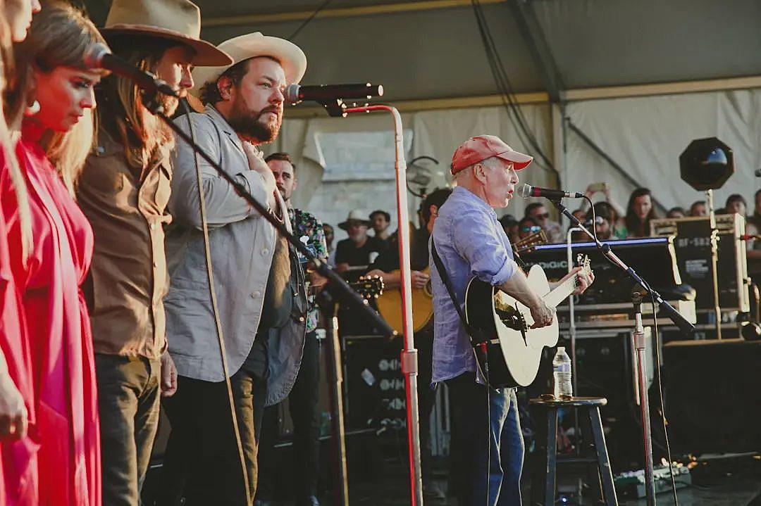 Paul Simon played surprise Newport Folk set with Nathaniel Rateliff & more (video)