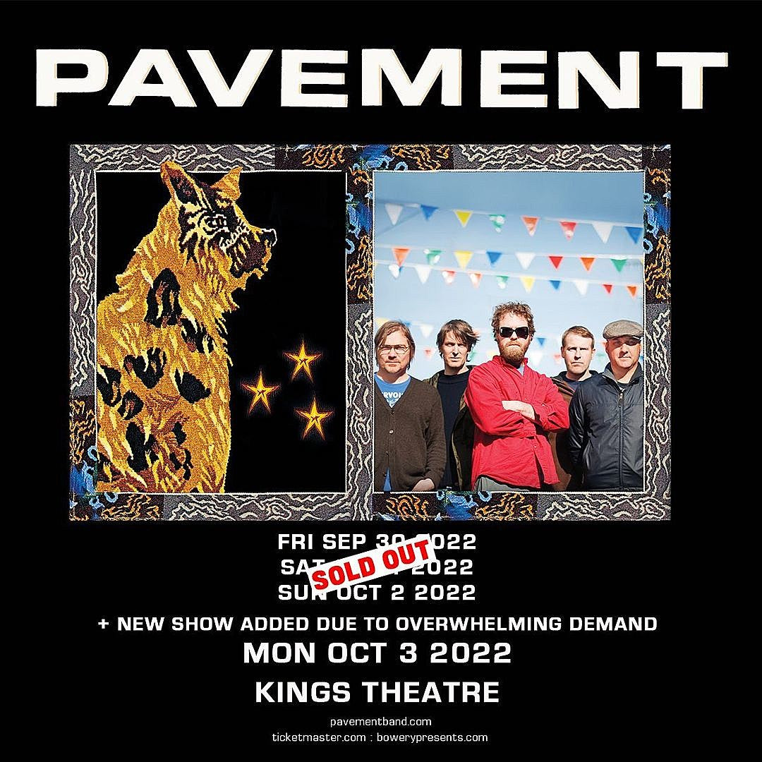Pavement add new Brooklyn, LA & Chicago shows to 2022 reunion tour