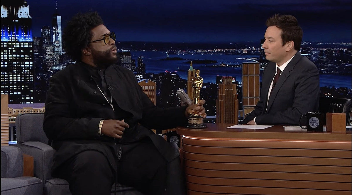 Questlove talks ‘Summer of Soul’ Oscar win and The Slap on ‘Fallon’