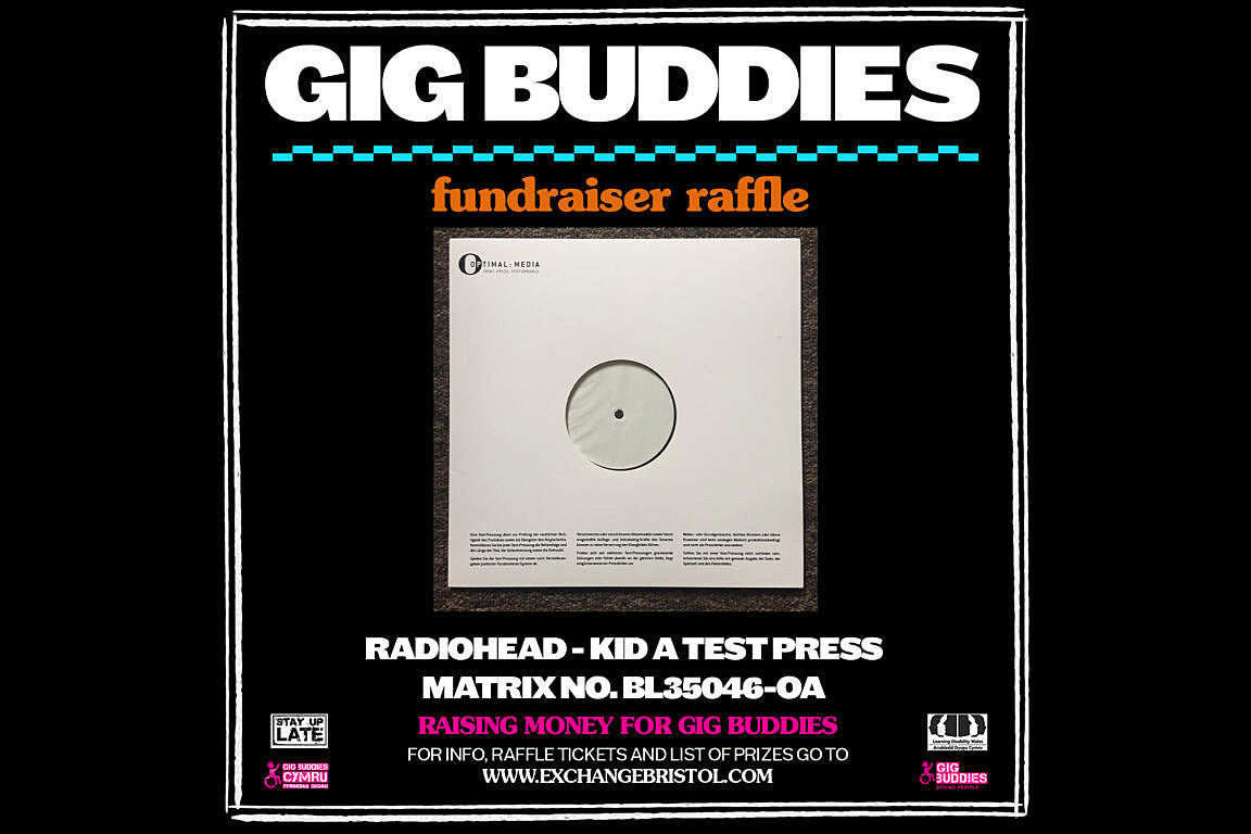 Radiohead raffling off ‘Kid A’ test pressing for Gig Buddies fundraiser