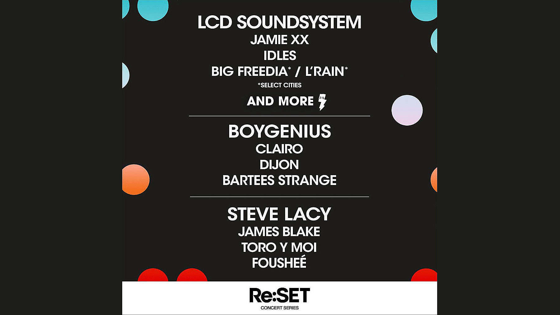 LCD Soundsystem, boygenius & Steve Lacy shows at Forest Hills Stadium on BV Presale (password here)