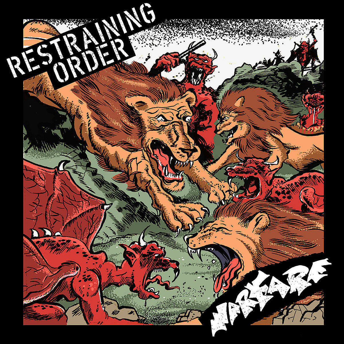 Stream Restraining Order and Warfare’s new split EP