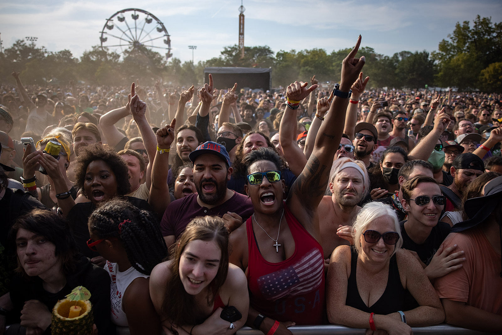 Riot Fest 2021 day 4 pics: Slipknot, Flaming Lips, DEVO, Thursday, Anthrax, Body Count & more