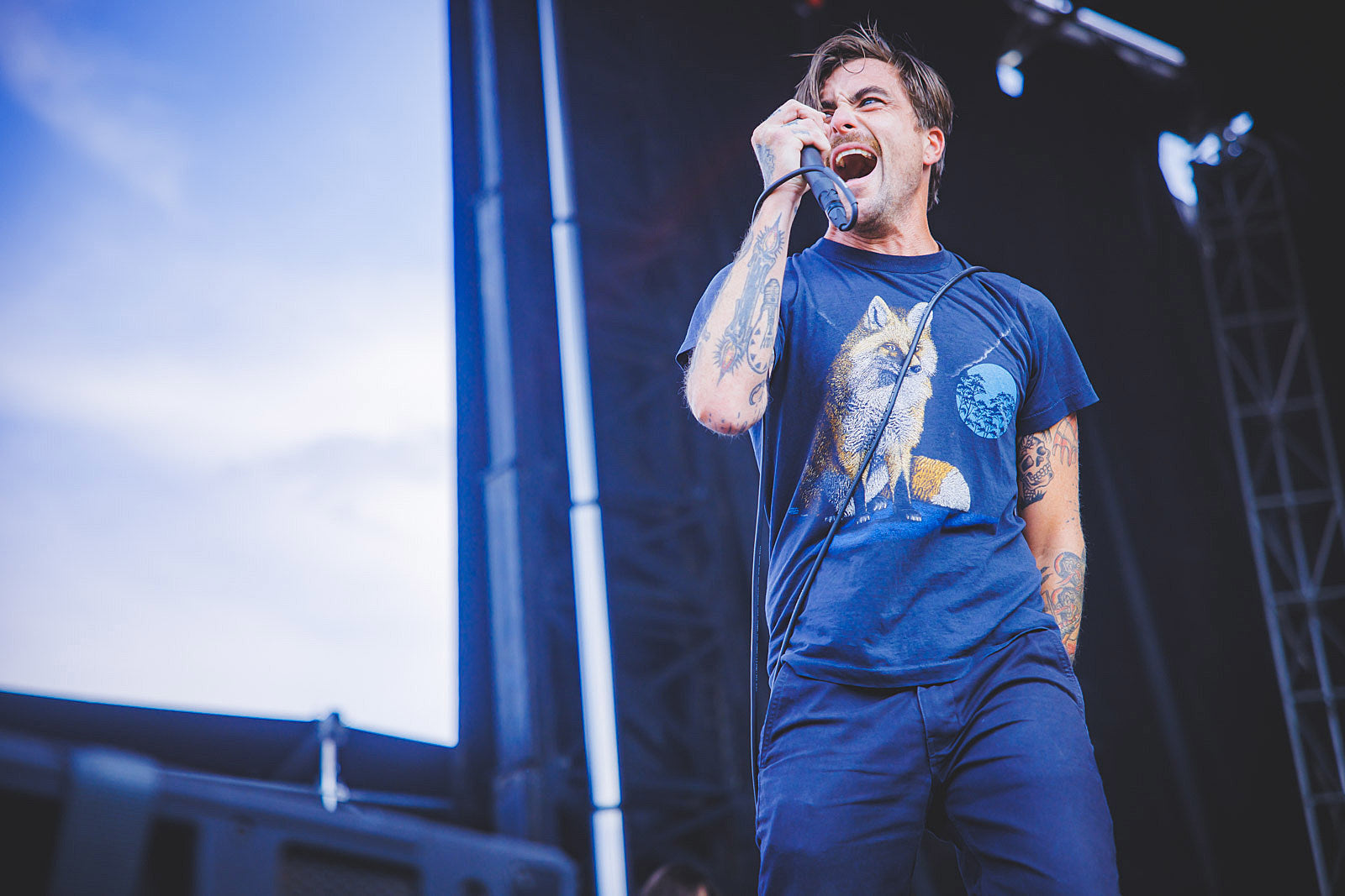L.S. Dunes (Circa Survive, My Chem, Thursday, Coheed) made their live debut at Riot Fest