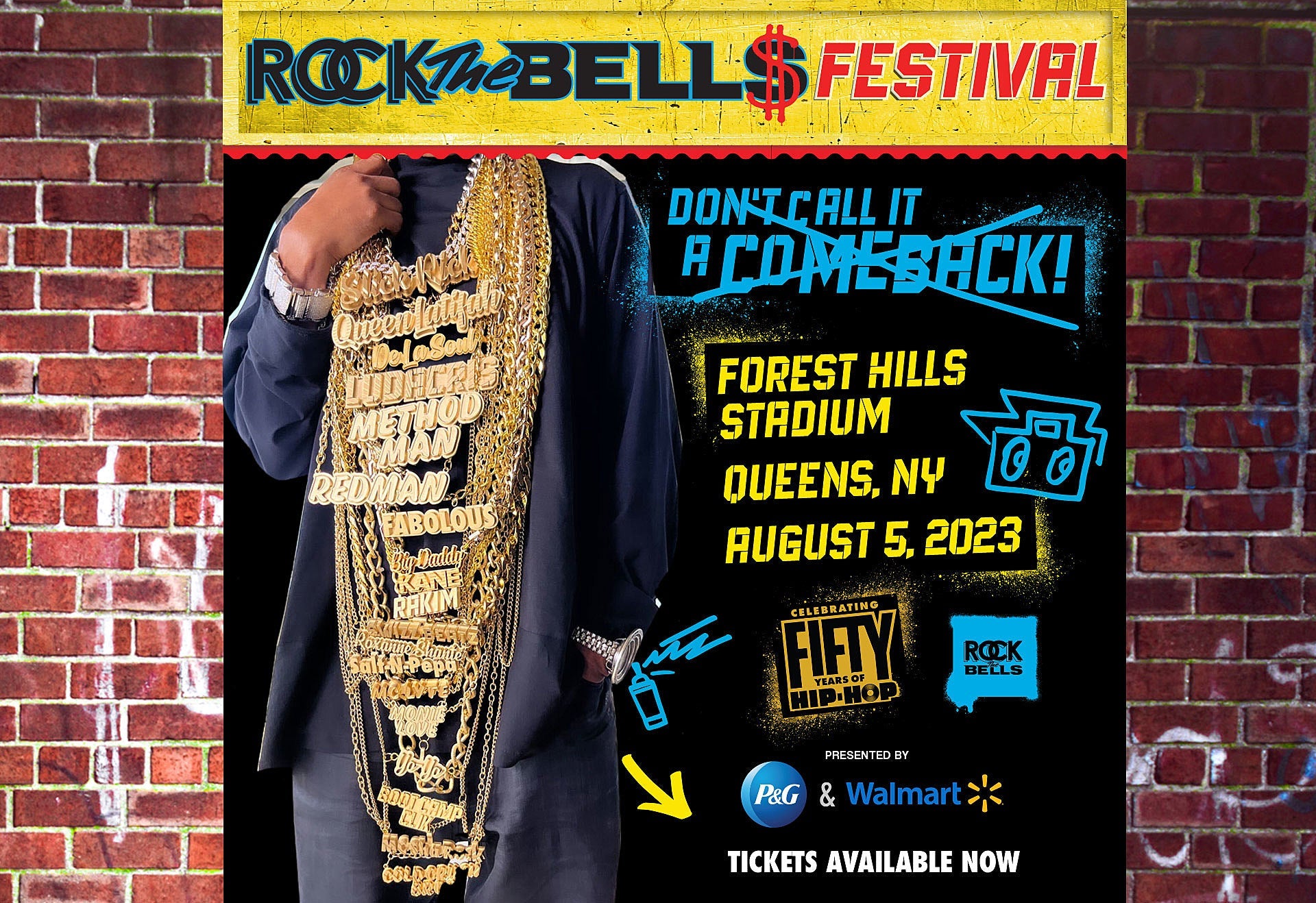 Rock the Bells 2023 lineup (Queen Latifah, Ludacris, De La Soul, Method Man, more)