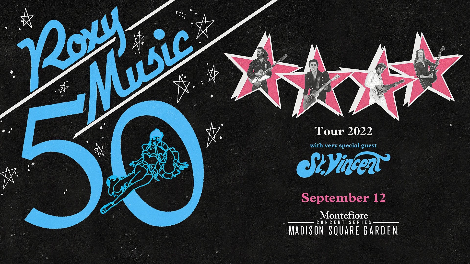 Roxy Music & St Vincent @ MSG on BrooklynVegan presale (password here)