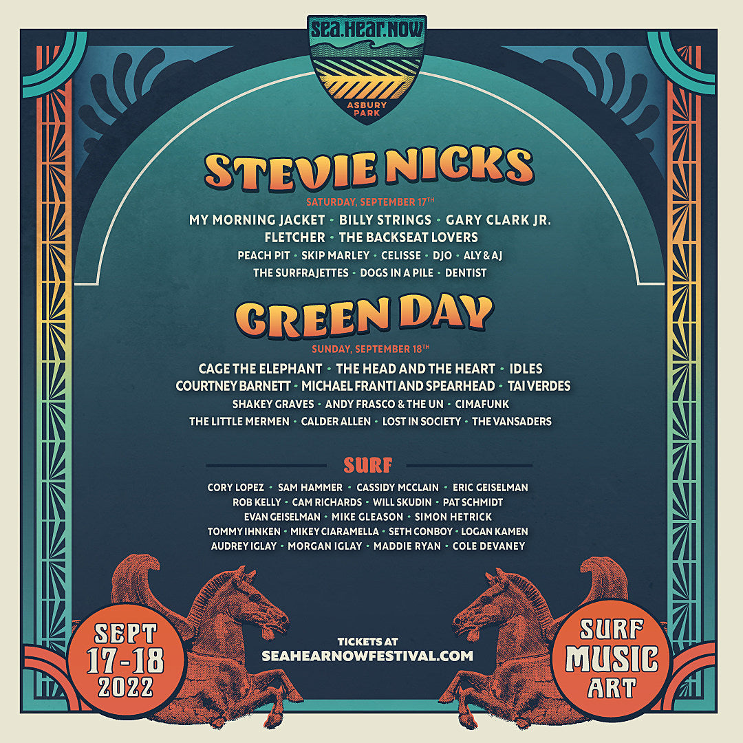 Sea.Hear.Now 2022 lineup (Stevie Nicks, Green Day, My Morning Jacket, more)