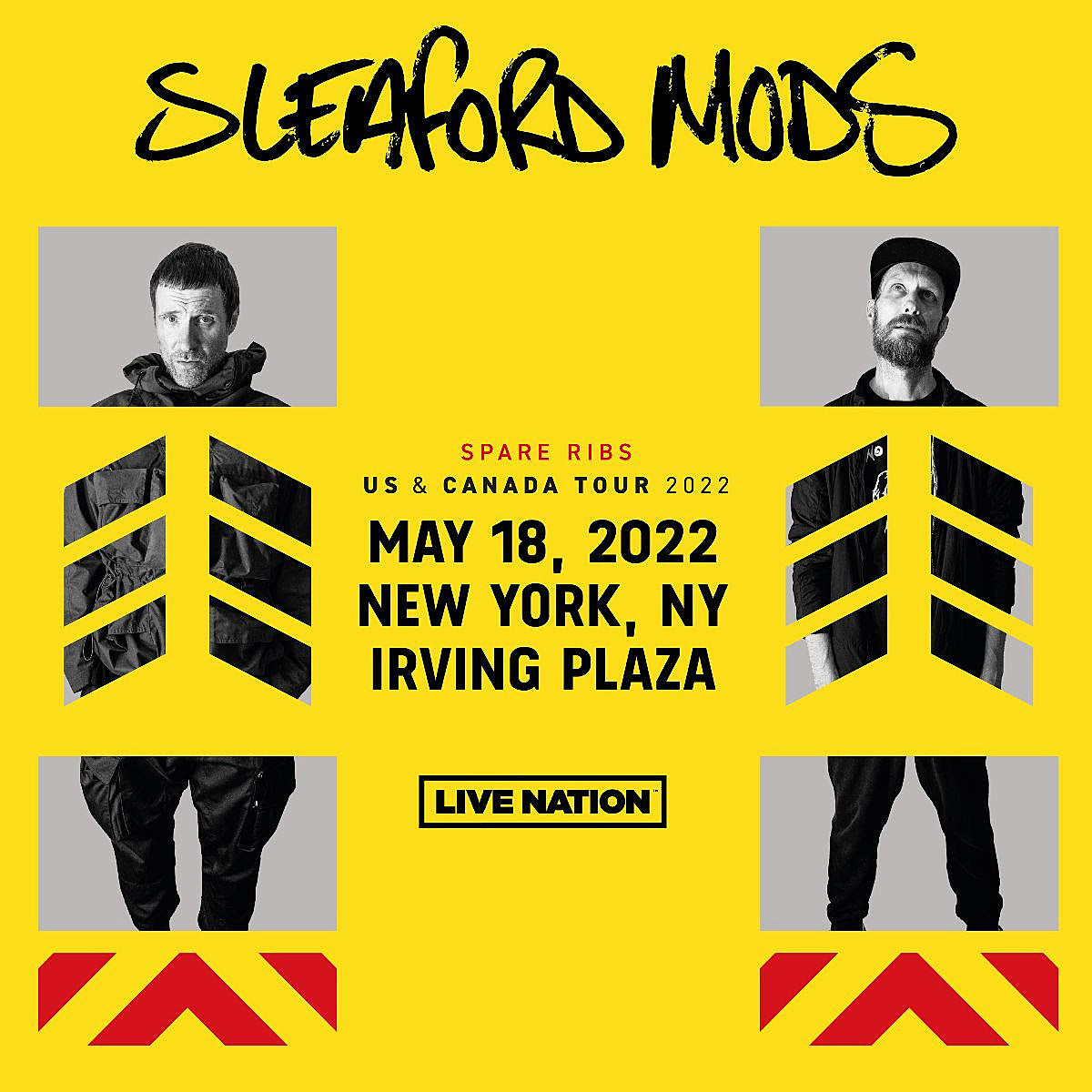 Sleaford Mods @ Irving Plaza on BrooklynVegan presale (password here)