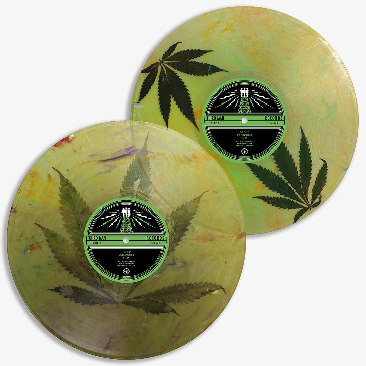 Sleep pressing real weed into ‘Dopesmoker’ vinyl reissue