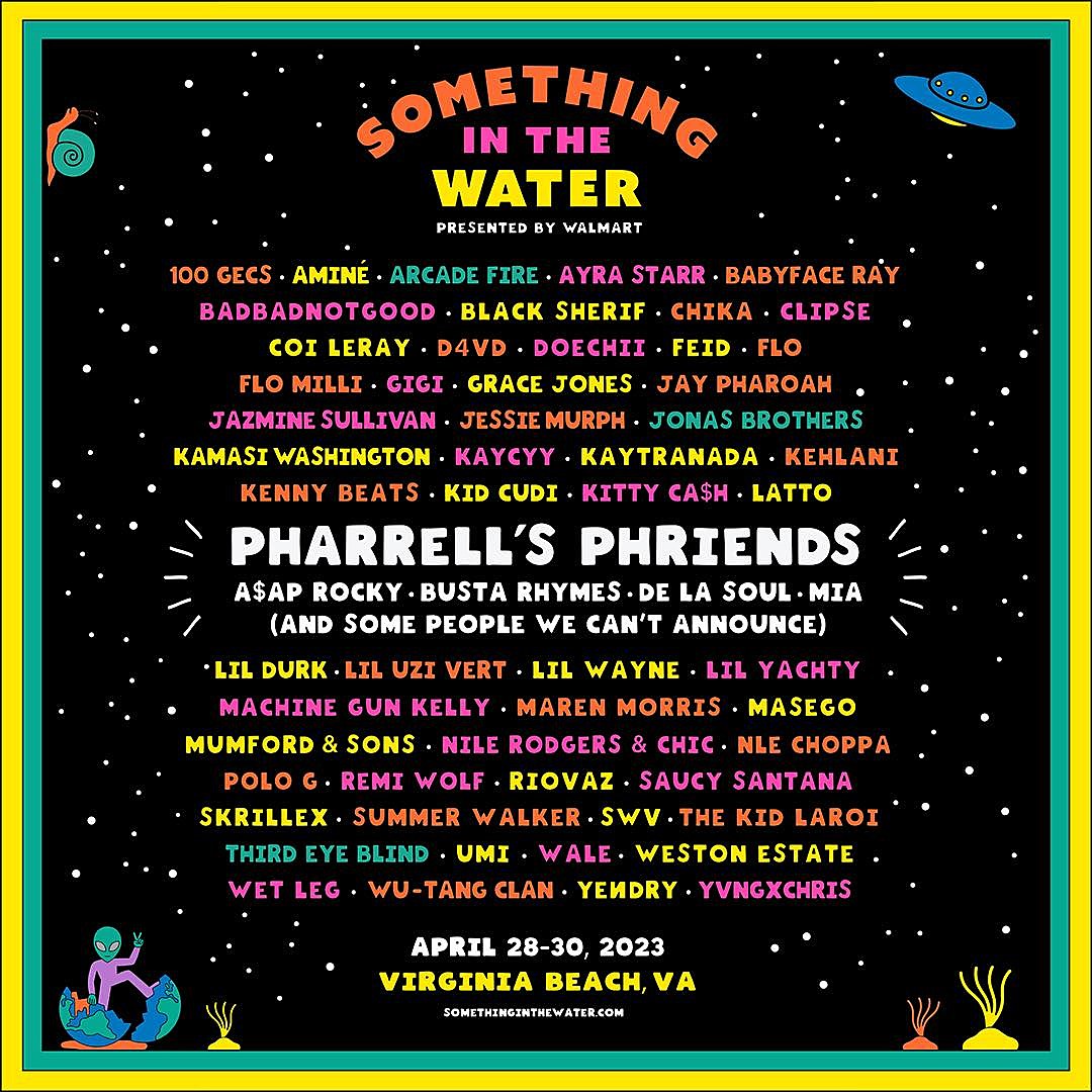 A$AP Rocky, De La Soul & more added to Something in the Water 2023, livestream announced