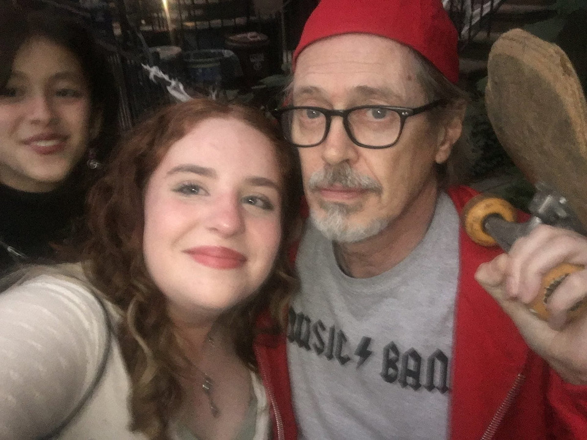 Steve Buscemi dressed up as his ‘Fellow Kids’ meme for Halloween, passed out candy in Park Slope