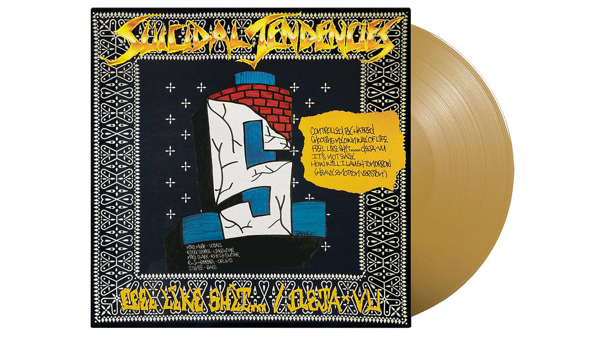 Suicidal Tendencies’ ‘Controlled by Hatred/Feel Like Shit…Déjà Vu’ available now on limited gold vinyl