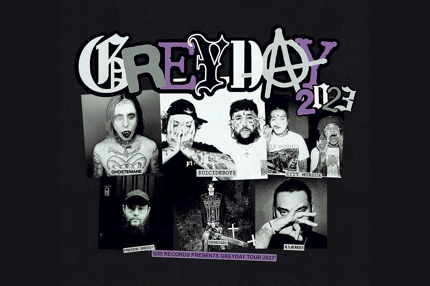 $uicideboy$ announce 2023 tour w/ Ghostemane, City Morgue, Freddie Dredd & more