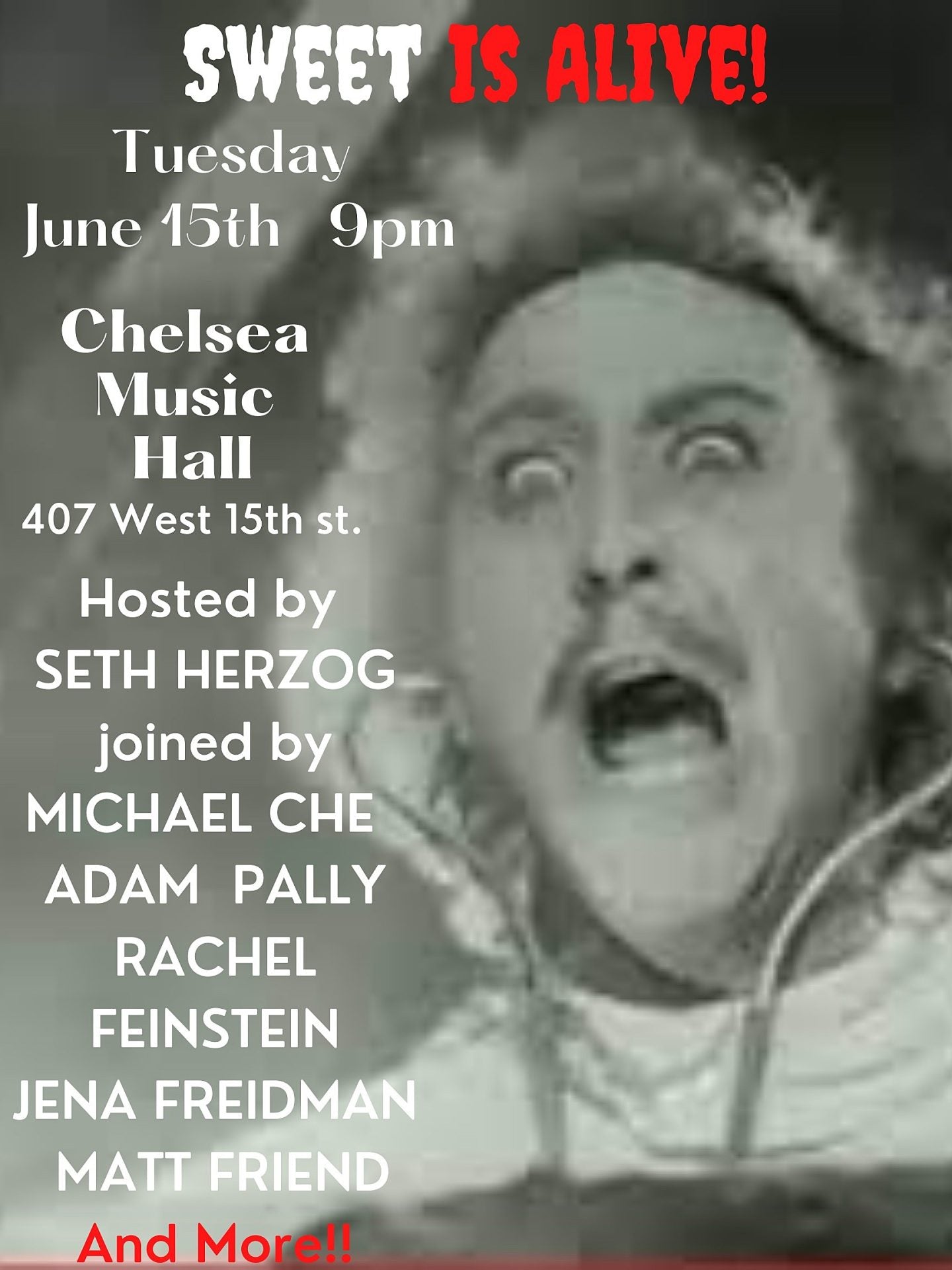 Seth Herzog’s SWEET announces first show since pandemic (Michael Che, Adam Pally, more)