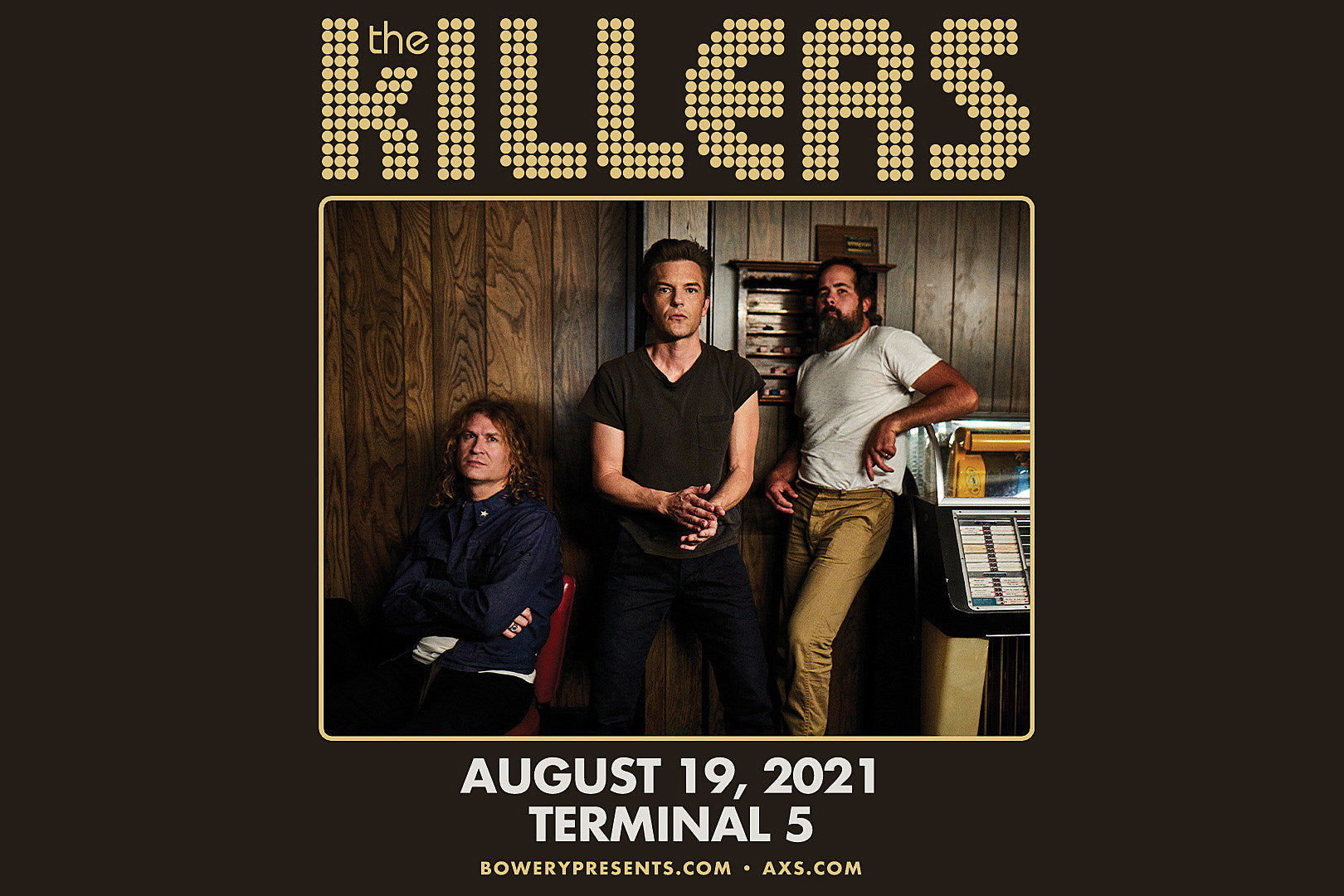 The Killers announce Terminal 5 show (vaccine & negative COVID test result required)