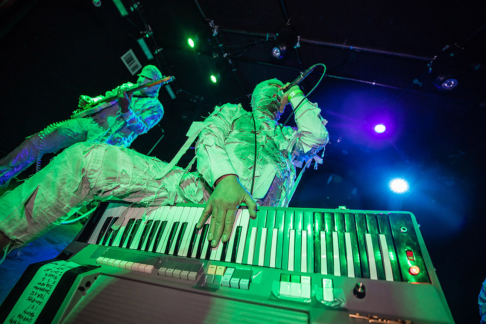 The Mummies played two NYC shows (pics from TV Eye)