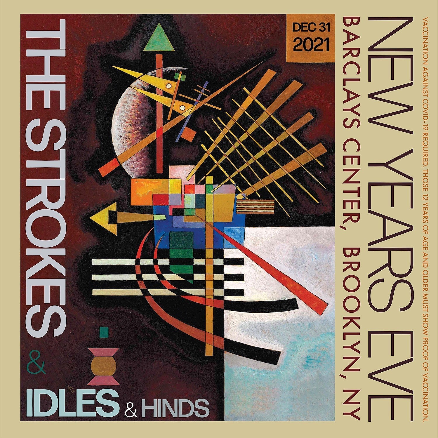 Tix for The Strokes’ NYE show on BV presale (password) + watch them debut songs live in LA