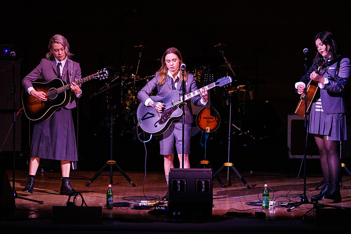 Watch boygenius debut new song “Cool About It” at 2023 Tibet House Benefit