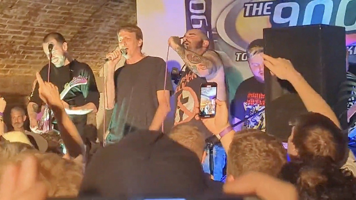 Watch Tony Hawk sing with a ‘Tony Hawk’s Pro Skater’ cover band in London