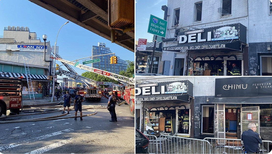 Union Pool temporarily closed after 5-alarm fire in neighboring building