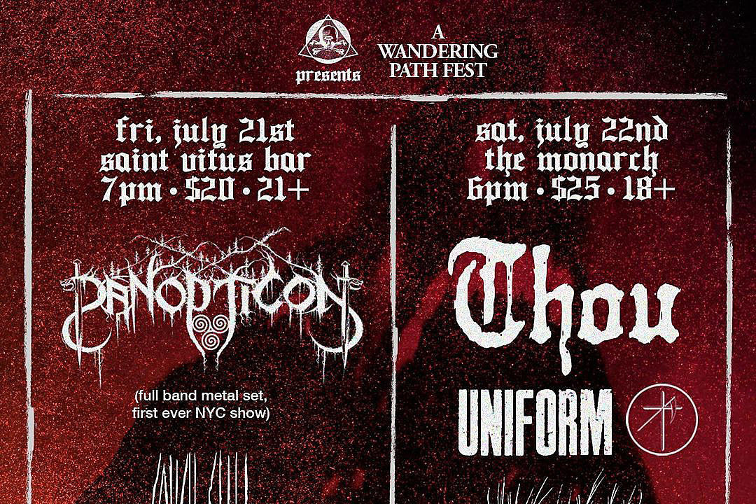 Panopticon, Thou, Uniform & Yellow Eyes playing NYC fest for Gilead Media doc