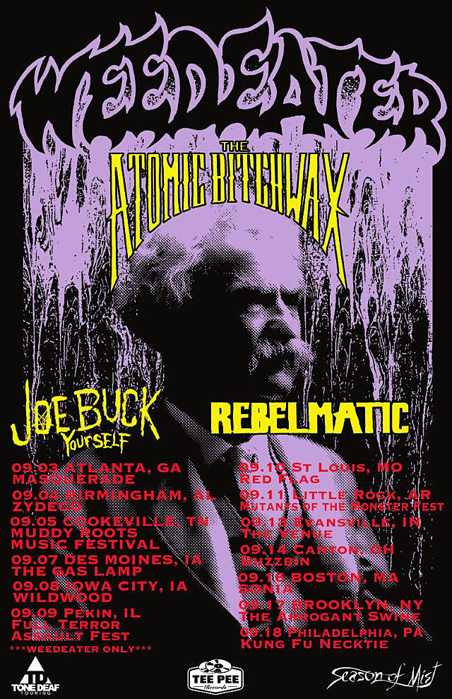 Weedeater expand tour, add dates w/ The Atomic Bitchwax & more