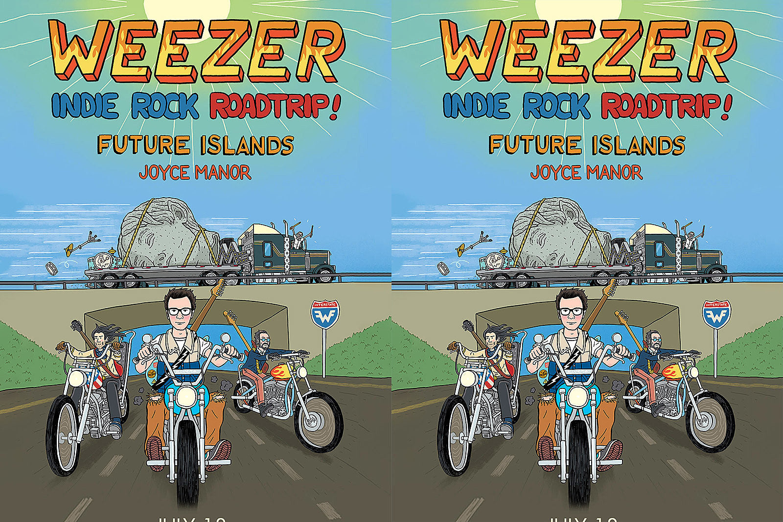 Weezer, Future Islands & Joyce Manor @ Forest Hills Stadium on BrooklynVegan Presale (password here)