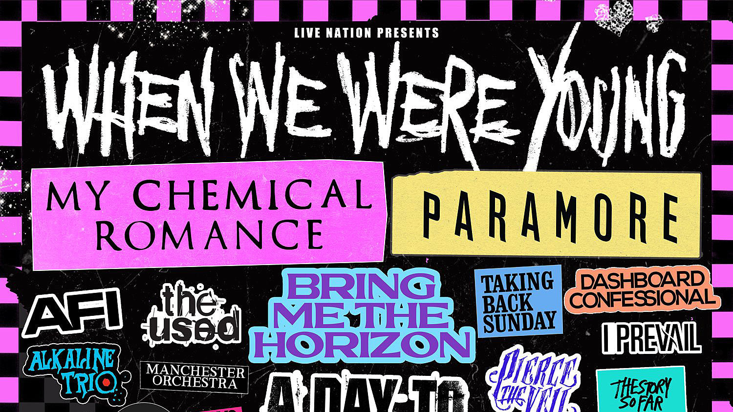 My Chemical Romance, Paramore, Avril Lavigne, Bright Eyes, more playing When We Were Young 2022