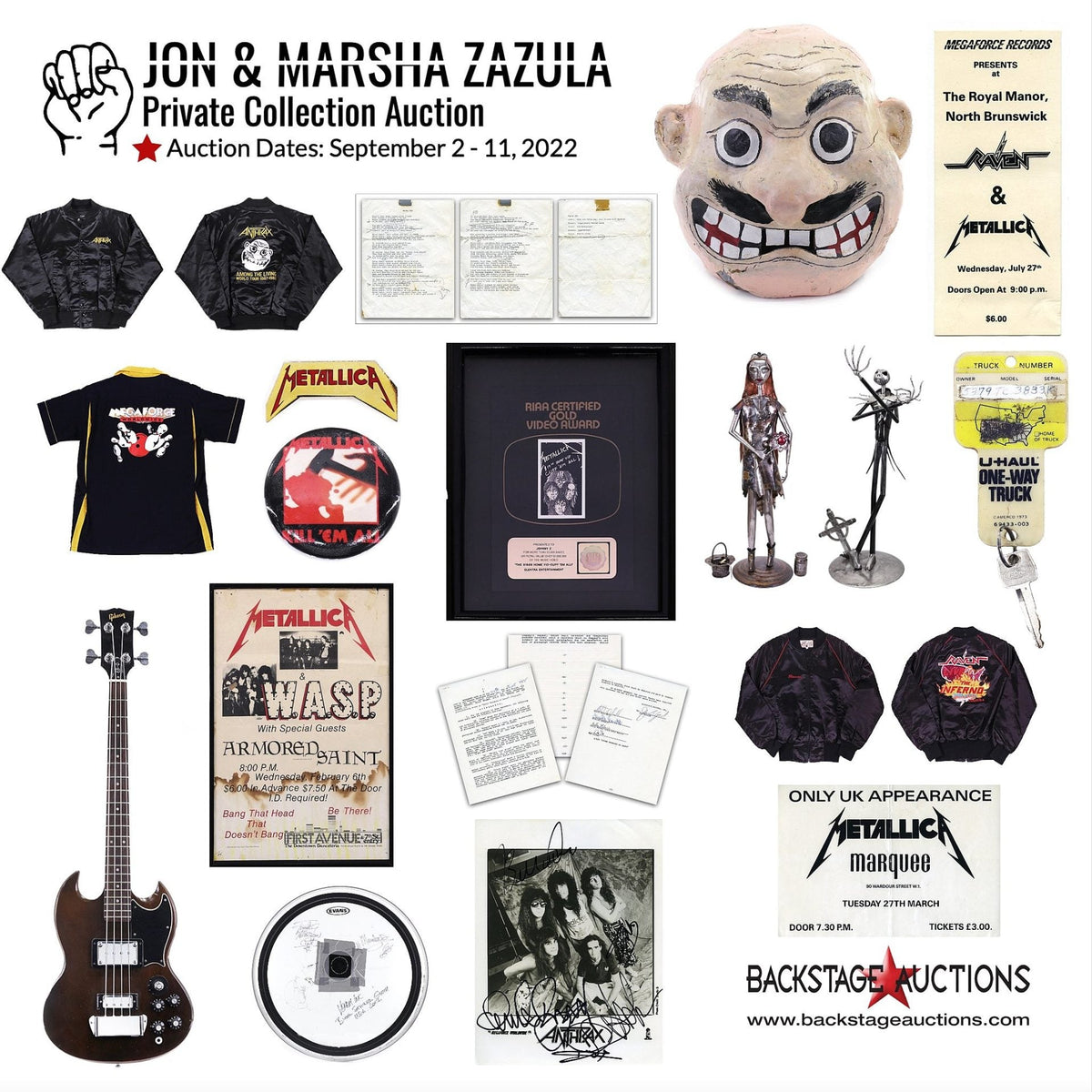 Megaforce Records founders’ private collection up for auction